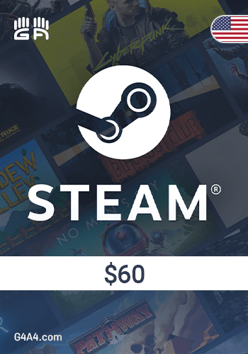 Steam Wallet 60 US