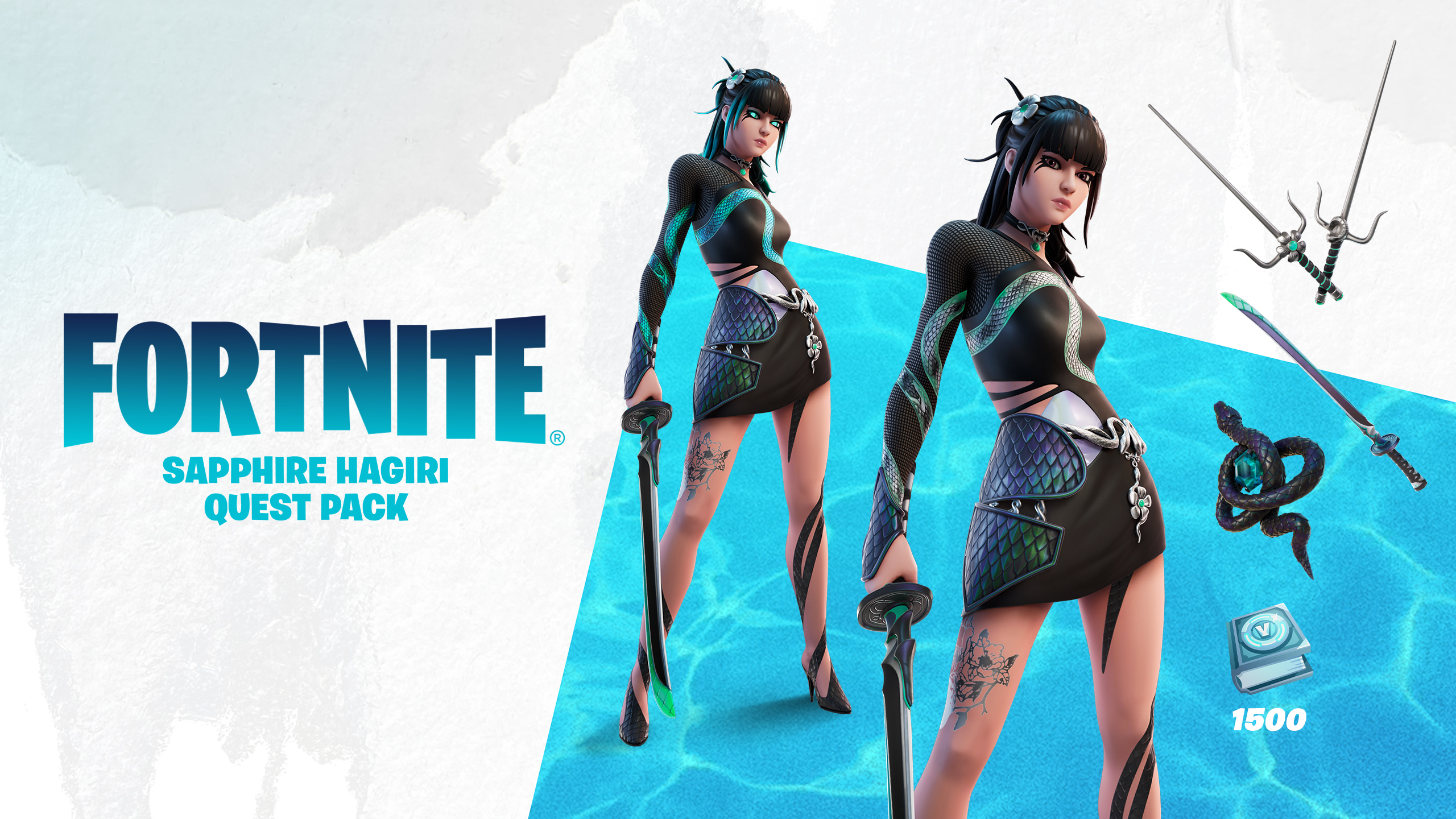 Fortnite Sapphire Hagiri Quest Pack