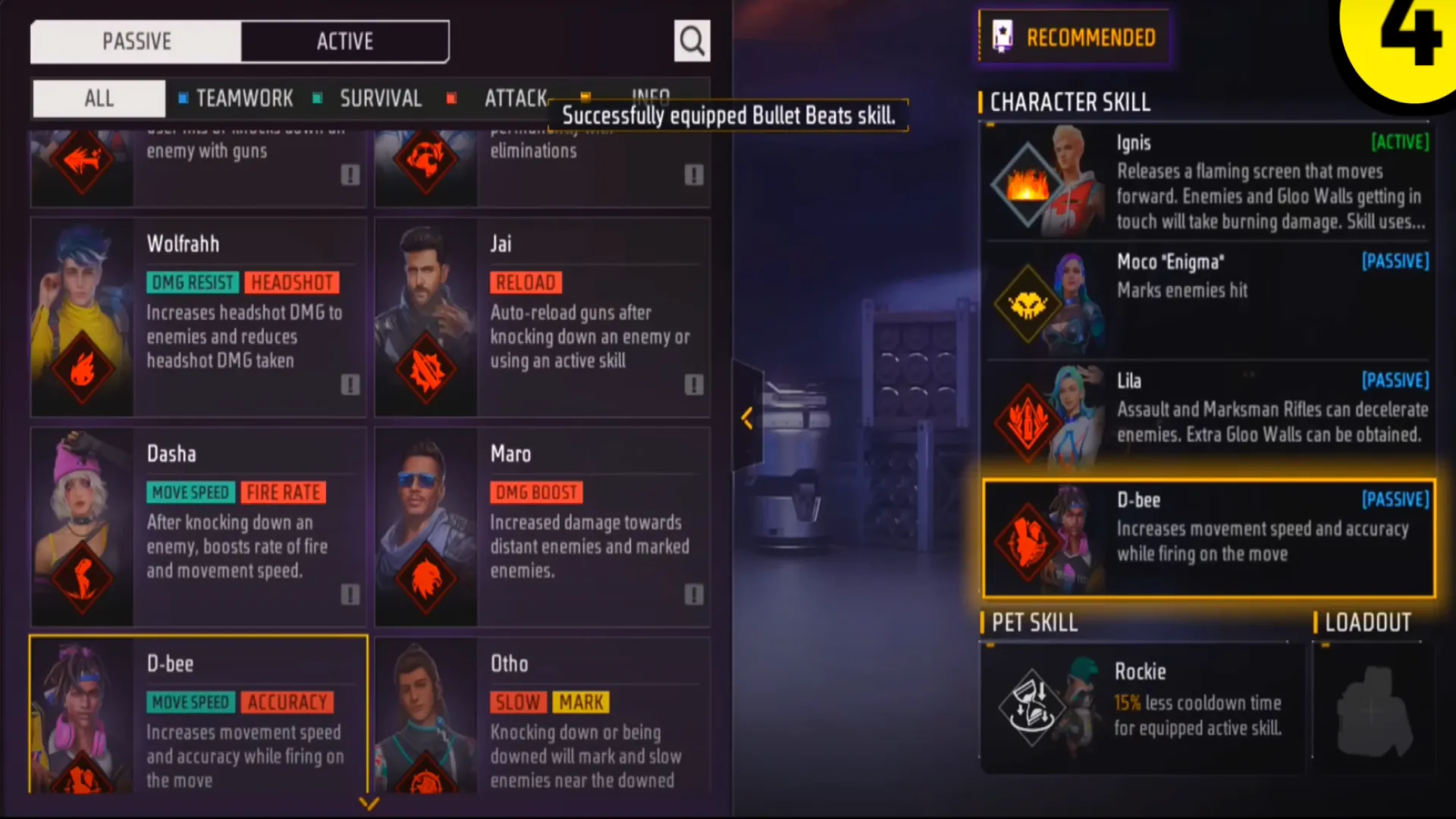 ۵ ترکیب کشنده برای CS Ranked فری فایر 2025 - Ignis + Moco + Lila + Dbee