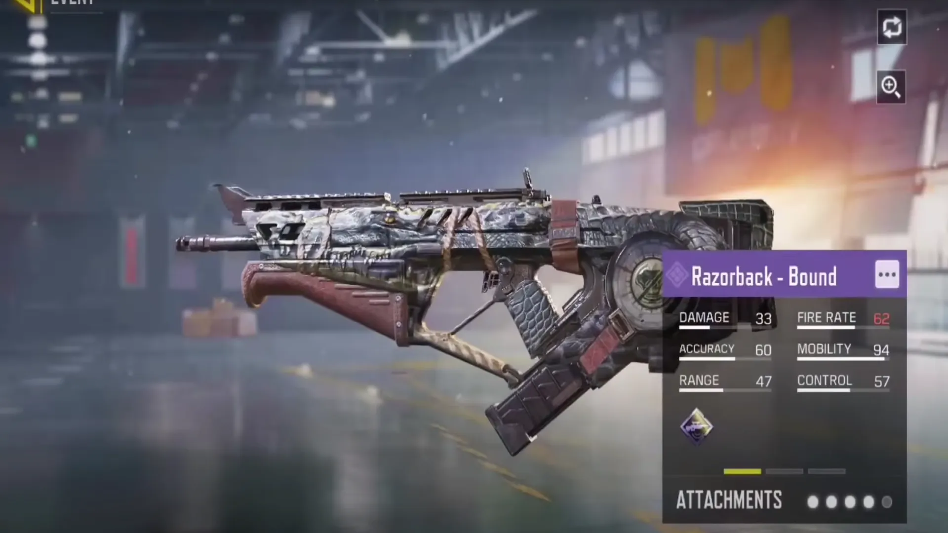 چطور در کالاف دیوتی موبایل اسکین QQ9 رایگان بگیریم - razorback