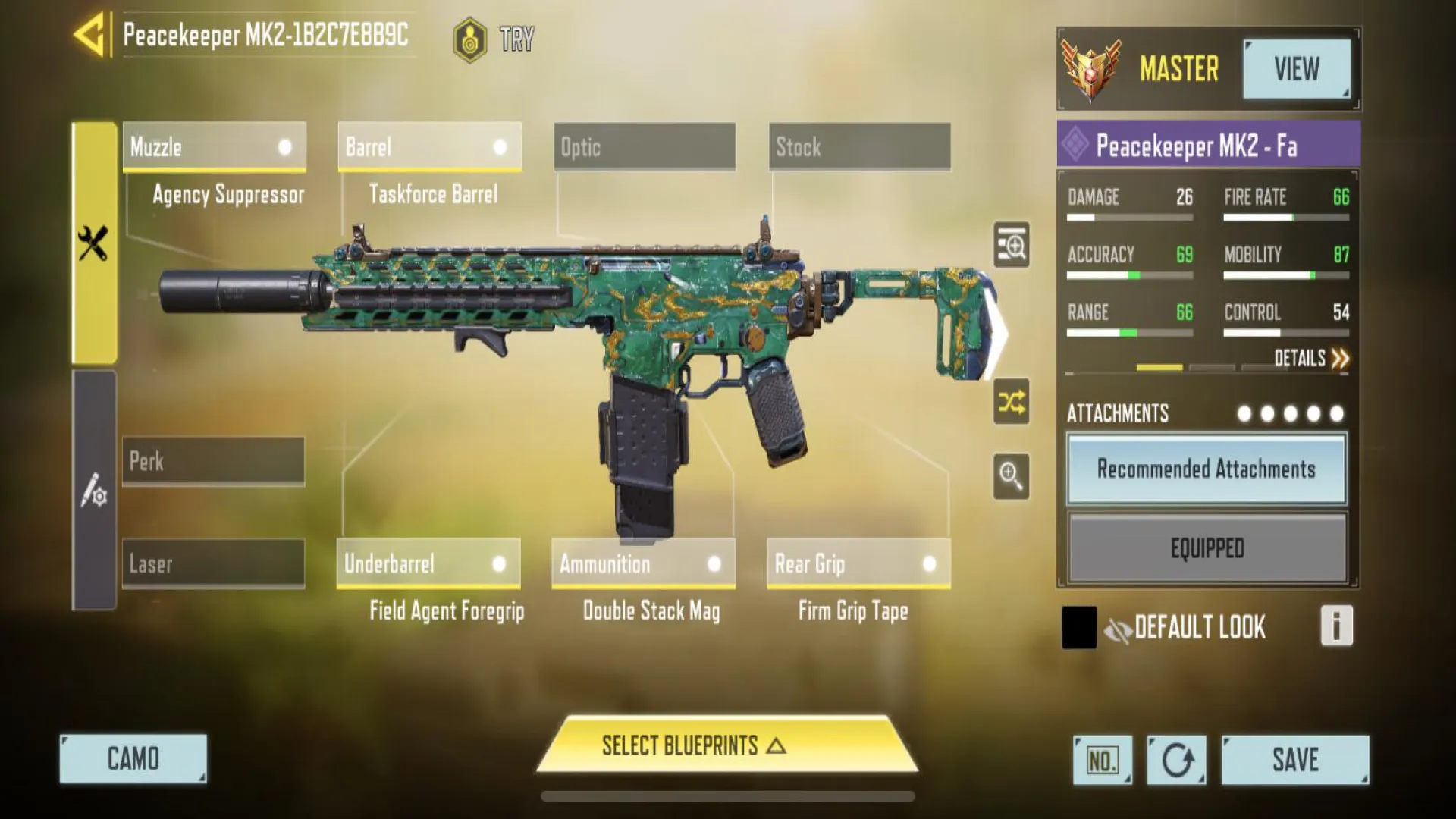 گان Peacekeeper سیزن ۵ کالاف دیوتی موبایل