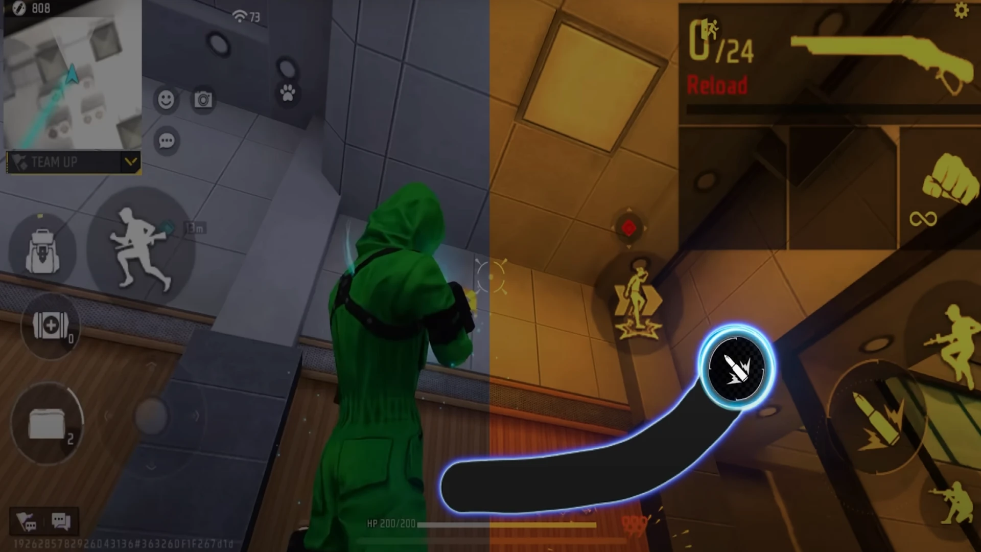 Rotation Drag in Free Fire