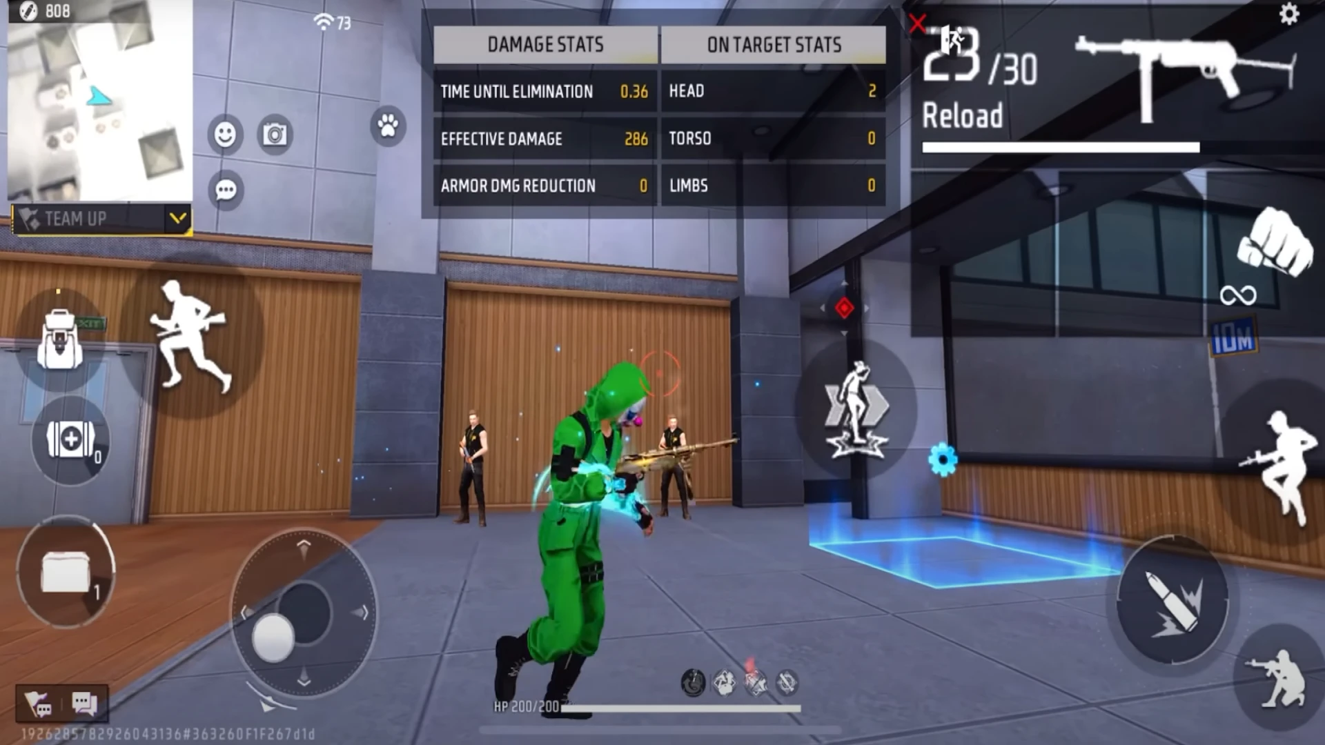 Straight Drag in Free Fire