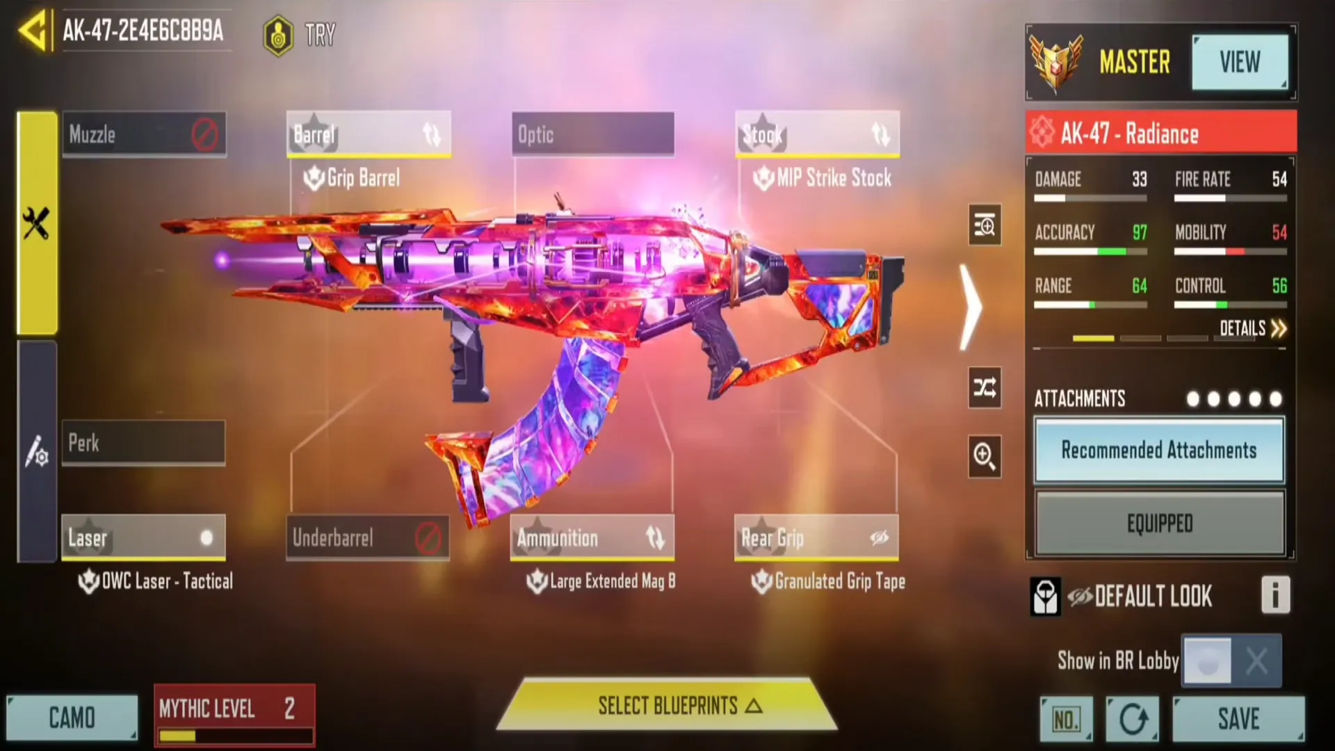بهترین گان بتل رویال کالاف دیوتی موبایل - ak47