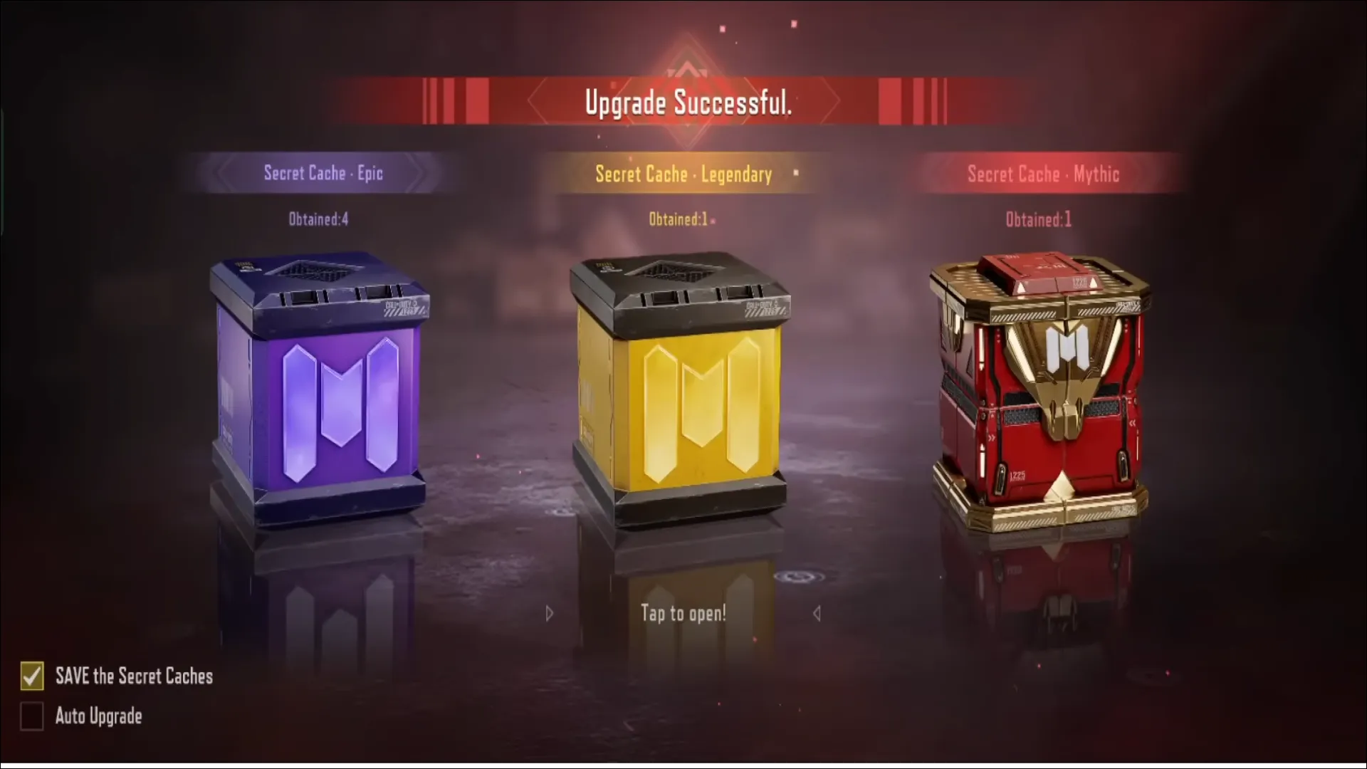 فصل ۵ کالاف دیوتی موبایل - secret cache legendary