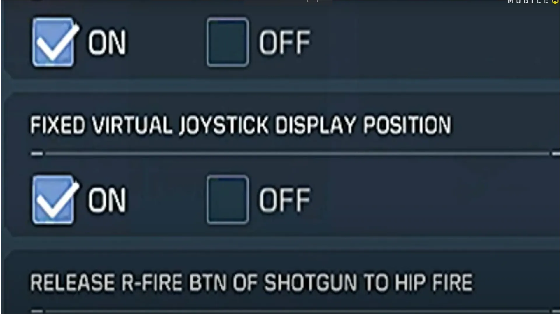 کالاف دیوتی موبایل - joystick display