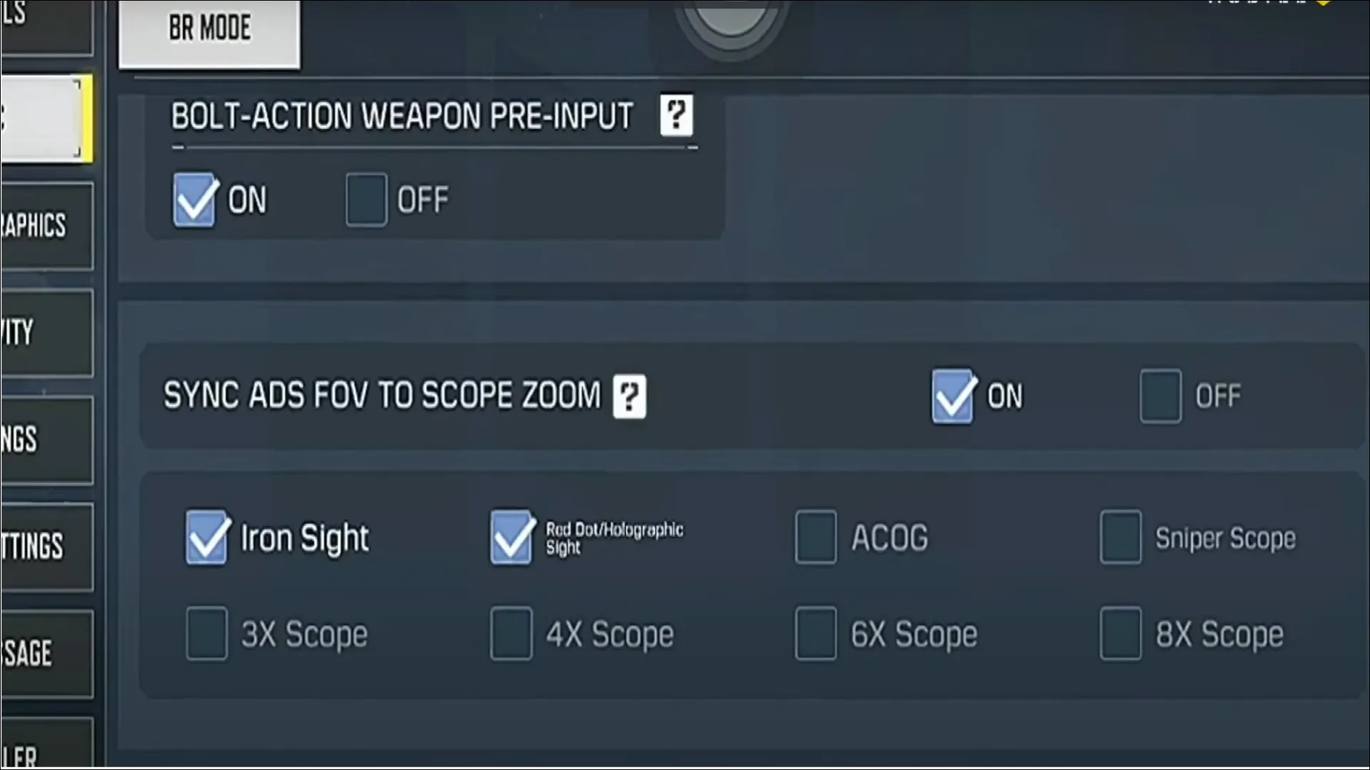 کالاف دیوتی موبایل - scope zoom