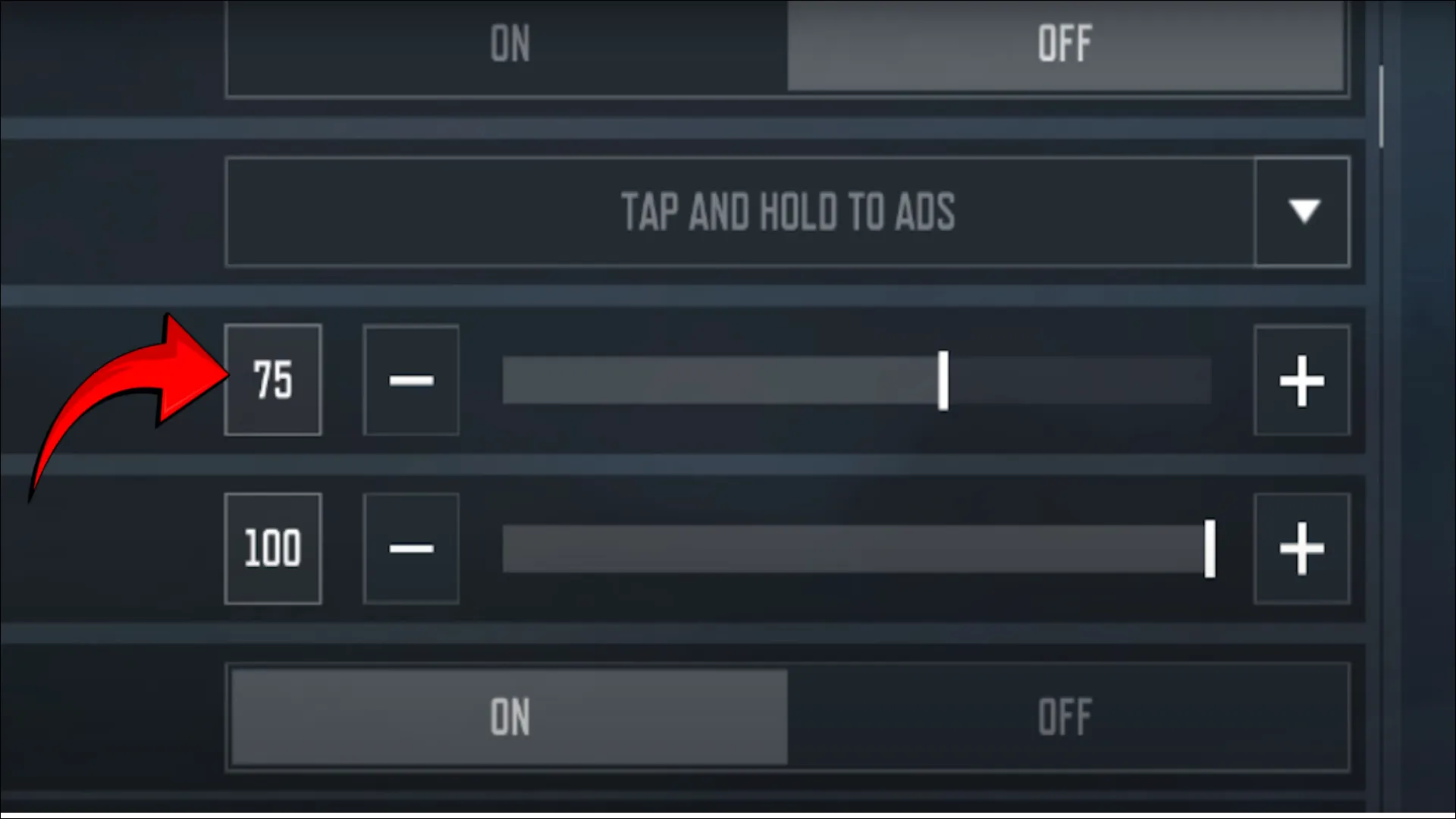 کالاف دیوتی موبایل - tap and hold to ads