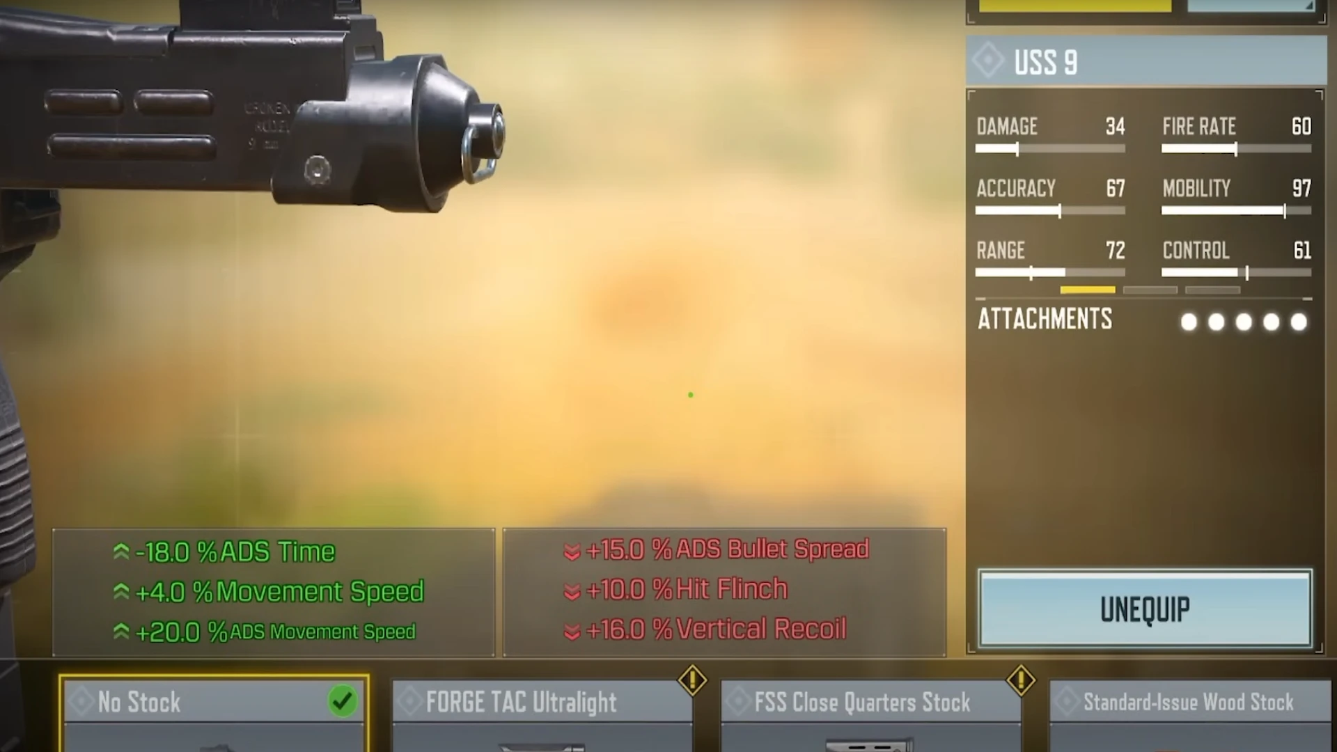 اتچمنت uss9 کالاف - no stock
