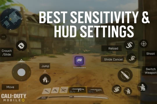 بهترین تنظیمات سنسیتیویتی و HUD کالاف دیوتی موبایل
