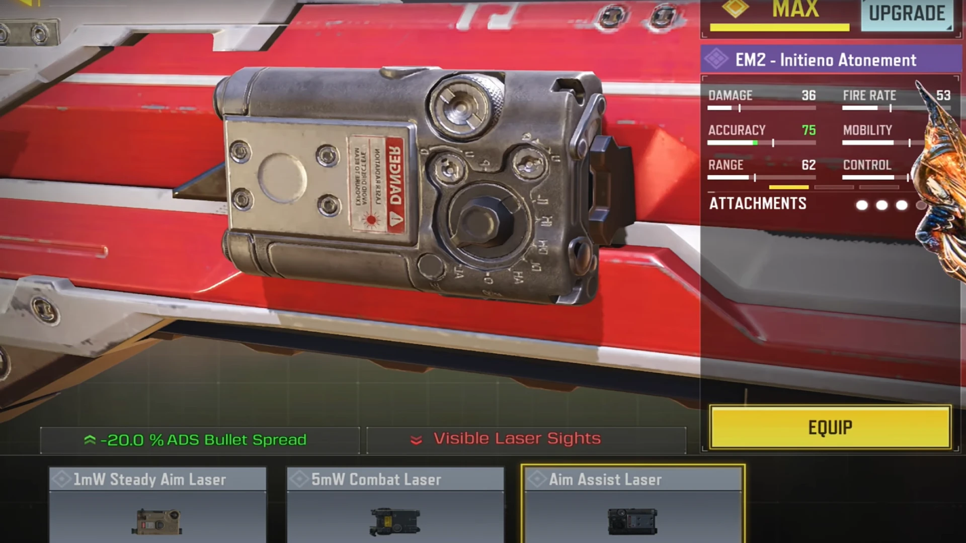 بهترین اتچمنت EM2 - aim assist