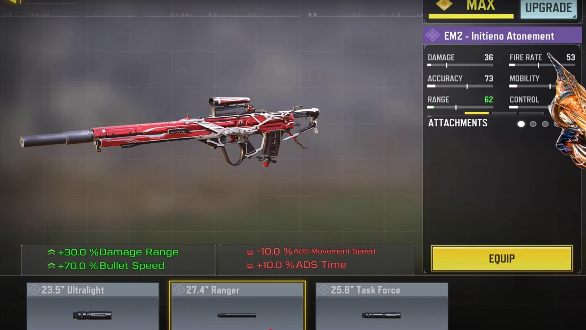 بهترین اتچمنت EM2 - ranger