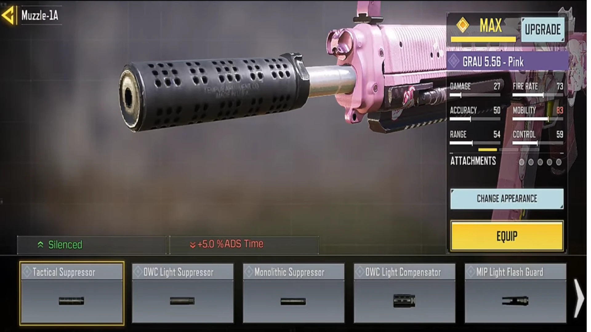 گاناسمیت دو شات Grau 5.56: متای جدید سیزن 5 کالاف دیوتی موبایل! - tactical suppressor