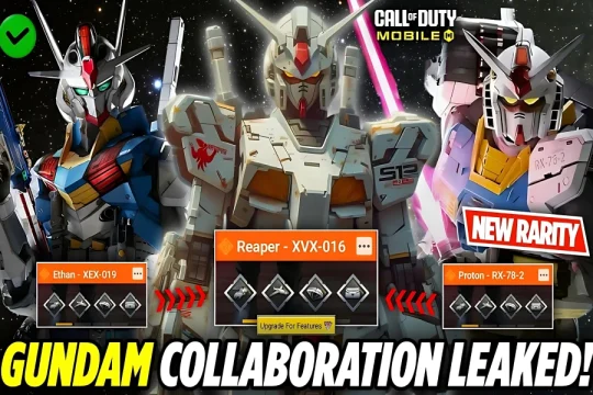 جزئیات همکاری gundam و کالاف دیوتی موبایل