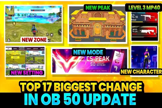 تغییرات بزرگ OB50 فری فایر | ۱۷ آپدیت عجیب Free Fire