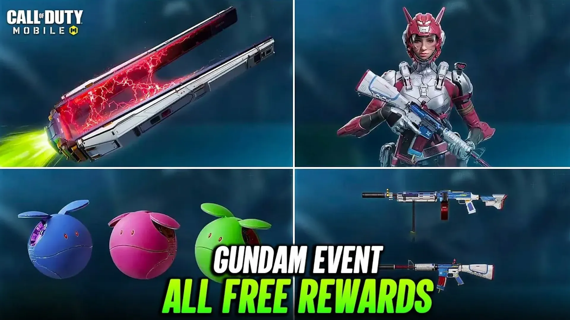 جوایز همکاری بتلپس Gundam در کالاف موبایل