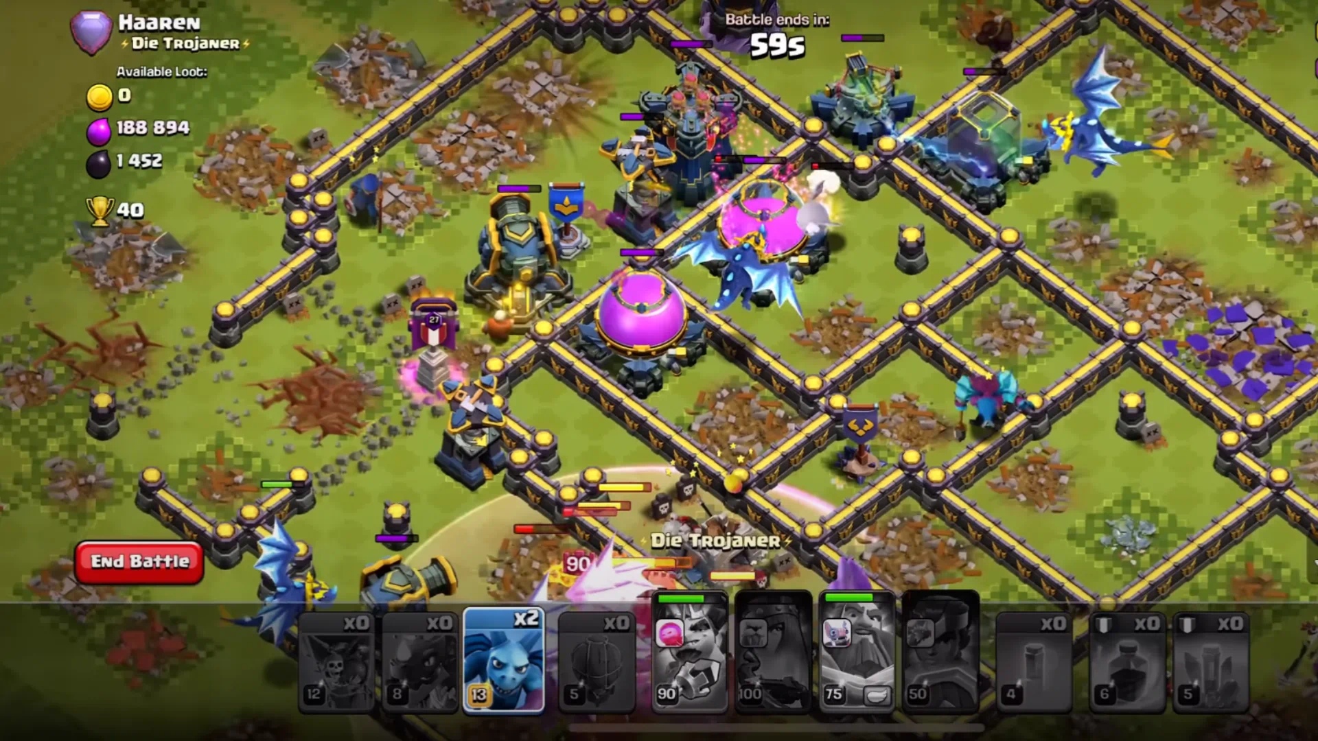 استراتژی Electro Dragons کلش آف کلنز